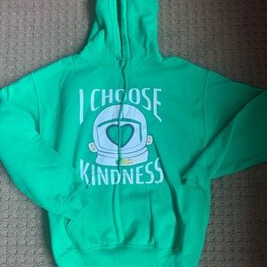 Beautiful green kindness sweatshirt